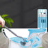 2Pcs Curved Toilet Bowl Brush Without Holder, Durable Bathroom Cleaning Brushes for Deep Cleaning (Gray+White)