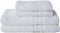 Charisma 4pk Luxury Towels Set: 2 Hand Towels & 2 Wash Cloths (White)
