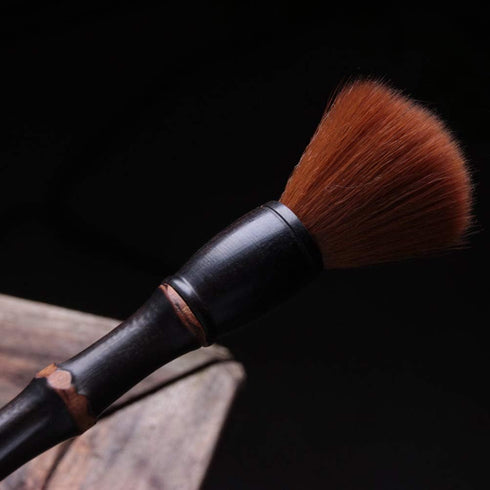 Bamboo Teapot Brush - Chinese Kungfu Tea Brush with Long Handle for Cleaning Teapot