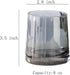 Gaolinci 2 8 Oz Pcs Classic Clear Cylindrical Glass Mouthwash Cups, Bathroom Brushing Cup