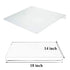 Acrylic Cutting Board, 2023 New Kitchen Countertop Clear Cutting Board, Non-Slip Clear Cutting Board with Countertop Protector Edge for Home Dining Room (17.2 X14 Inch)