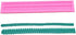 Rope & Leaf Strip Cake Border Molds, Silicone Cupcake Fondant Decorating Tools, Pack of 2
