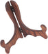 Gatuida 4 Pcs Wooden Display Stand, Plate Holder Easels for Home and Wedding Decorations