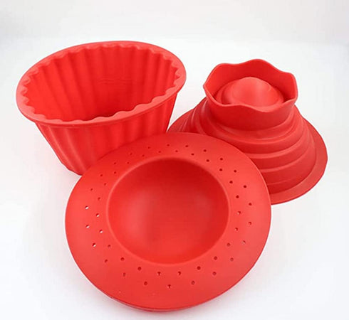 Giant Cupcake Molds - Dishwasher Safe Big Top Silicone Cupcake Molds, Non-Stick Jumbo Bake Sets for Easy Cake