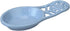 Home Basics Sunflower Cast Iron Spoon Rest, Light Blue Cooking Utensil Holder for Kitchen Countertop, Stovetop, Dinning