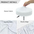 Lotusorchid 2 Boho Stool Covers Round, Mandala Flower Piece Bar Stool Cover Elastic Stool Cushion Cover, Washable Stool