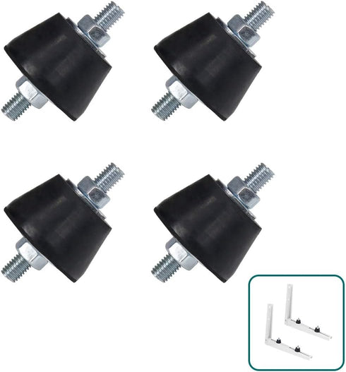 Air Conditioner Rubber Anti-Vibration Mounts Pad, Shock Absorbing Isolator for Mini Split Units