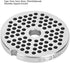 Meat Grinder Blade Mincer Plate Disc Knife Replacement Accessories, Stainless Steel Discs for Mixer FGA