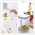 Originals Metal Countertop Trash Can, Garbage Bag Holder for Home Kitchen (White)
