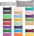 EVOLIVE Ultra Soft Microfiber Body Pillow Cover 21"x54" with Hidden Zipper Closure (White)