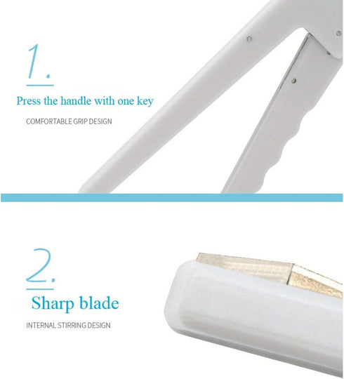 Opener-2025 Egg Shell New Egg Shell Opener for Raw and Hard Boiled Eggs,Stainless Steel Egg Cracker Tool for Cutting