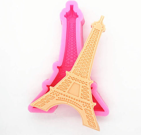 Paris Eiffel Tower Silicone Mold, 3D Chocolate Fondant Mold for DIY Cake Decorating