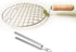 Sahishnu Online & Marketing Round Roasting Net with Cooking Tong, Steel Cooking Tong, Papad Roaster