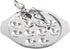 Stainless Steel Snail Escargot Plate, Thickened Dishes with 12 Compartment Holes and Tong Set