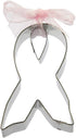 Awareness Ribbon Cookie Cutter 2 Pc Set, Ribbon & Tear Drop, Hand Made in the USA from Tin Plated Steel