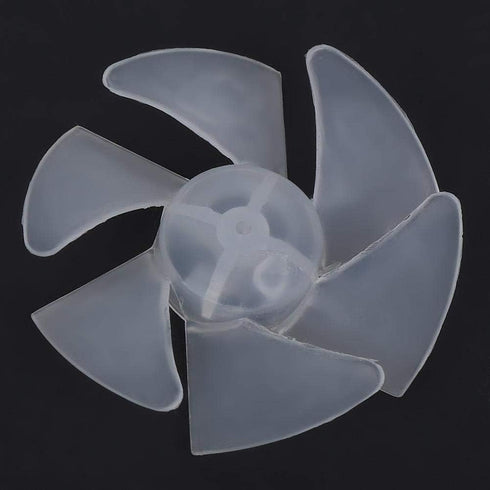10Pcs Mini Plastic Fan Blades, Small Power Hair Dryer Fan Leaves Motor Accessories Replacement