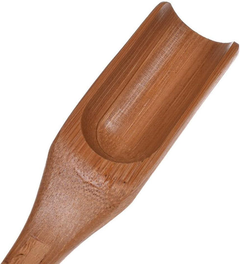 3 Pieces Wooden Loose Tea Scoops, Natural Bamboo Wood Spoons for Scooping Coffee, Spices, Condiments