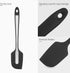 U-Taste 11.38" Silicone Baking Spatula, 480ºF Heat Resistant Food Grade Rubber Kitchen Bowl Scraper (Black)