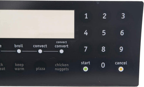 Supplying Demand 316419821 Range Black 28 Button Clock Overlay Replacement Model Specific