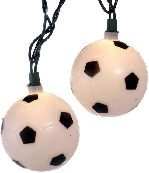 Kurt Adler Soccer Ball Light Set, 10 Lights