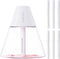 INVODA Mini Humidifiers, 260ml USB Personal Cool Mist Humidifier, Cute Volcanoes Desktop Air Humidifier with Night Light