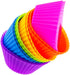 Reusable Silicone Cupcake Liners, Non-Stick Baking Muffins Mold, Set of 12 Kitchen Accessories