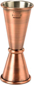 Barfly Japanese Style Jigger, 1 oz x 1-1/2 oz, Antique Copper