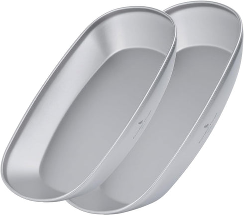 Boundless Voyage Ultralight Titanium Dinner Plate with Carry Bag, Dishwasher Safe, Ti1143T