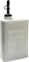 Fox Run White Ceramic Oil Can, 17 oz/500 ML Olive Oil Dispenser