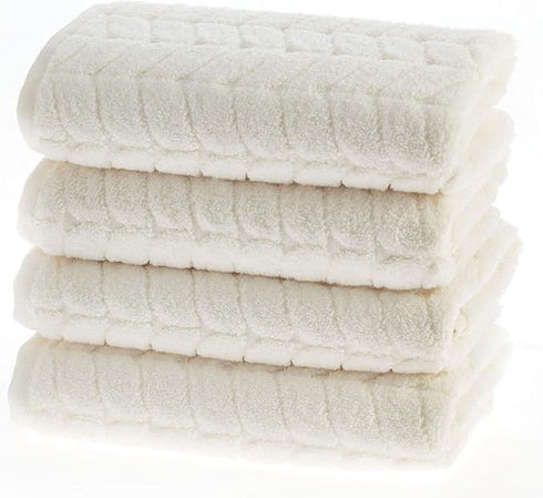 BAGNO MILANO Turkish Cotton Bath Towels, Hand Towels - Soft Plush Jacquard
