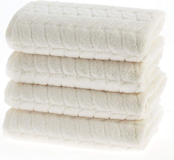 BAGNO MILANO Turkish Cotton Bath Towels, Hand Towels - Soft Plush Jacquard