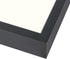 Frametory 8x10 Aluminum Collage Picture Frame, Displays Two 4x6 Pictures, Real Glass Front, Black (1 Pack)