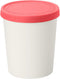 Tovolo Sweet Treat Reusable Ice Cream Container - Raspberry, 1 Quart Stackable Storage Tub with Silicone Lids