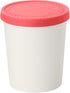 Tovolo Sweet Treat Reusable Ice Cream Container - Raspberry, 1 Quart Stackable Storage Tub with Silicone Lids