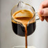 BCnmviku Clear Glass Shot Glasses Espresso Parts Double Spouts Milk Cup (Clear Glass-2Pack)