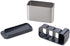 Kitchen Utensil Holder for Countertop, Flatware Organizer, Stainless Steel Cutlery Drainer with 4 Divider Drip Tray (1)