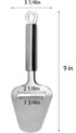 Cheese Slicer Stainless Steel - Heavy Duty Plane Cheese Cutter, Shaver, Server for Semi-Soft, Semi-Hard Cheese
