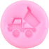 MIYAHOUSE Bulldozer Set 6 Silicone Molds Excavator Fondant Mold Crane Construction Truck Mold For Cake Decorating