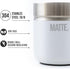 Matte - Mate Gourd/Tea Cup Set - 6.5 Ounce Yerba Mate Gourd Cup and Bombilla, Stainless Steel Design