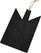 Geometric Wood Cutting Board with Leather Tie by Main + Mesa