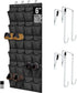 GORILLA GRIP Over the Door Shoe Organizer, 24 Extra Large Breathable Mesh