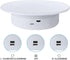 Display 360 Degree Electric Turntable for Small Product Display, 7.87in Diameter Photography Turntable