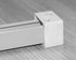 Cutelec 4pcs Plastic Brackets for 1" Blinds Headrail Holders, White Color for 1" Vinyl or Plastic Mini Blinds