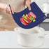 WK Plastic Flexible Cutting Boards Set of 4, Colored Mats with Food Icons, Non-Slip, BPA Free, Dishwasher Safe