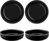 3.5" Ceramic Side Dish Set of 4 - Small Porcelain Soy Dipping Sauce Dishes for Serving