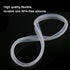 Set of 2 Clear Color Rubber Gaskets for Power Pressure Cooker Sealing Ring, Multi-Cooker 5L 6L 5QT 6QT