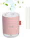 Portable Small Humidifier, 500ml Air Humidifier for Plant, Night Light Function, USB Personal Cool Mist for Home