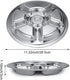 Litewoo Round Divided Plate Stainless Steel 6 Sections