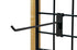 NAHANCO 8" Black Metal GWH8B Gridwall Peg Hooks (Pack of 12)