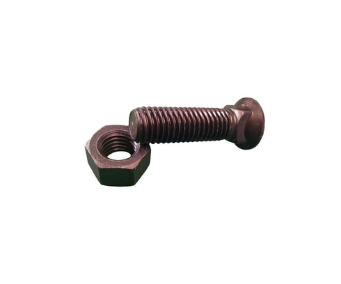 YOIASUGH (4pcs) Blades Cutting Edge Plow Bolts & Nuts 5/8""-11 x 2-1/4"",Grader Blades Bolts & Nut,Cutting Edge Bolts 5/8"" for Snow Plow Construction Machinery, Steel